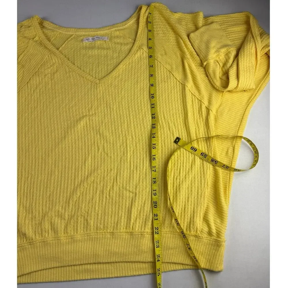 We The Free Santa Clara Thermal Top - Yellow - Size M - Picture 6 of 10